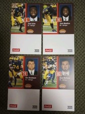 MICHIGAN WOLVERINES SENIOR BOWL ROOKIE LOT JOSH UCHE BREDESON METELLUS MCKEON