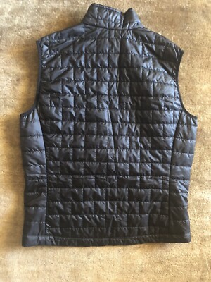 Patagonia Nano Puff Vest Mens Size L Black 84242 LOGO EXCELLENT | eBay