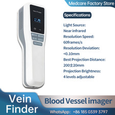 Vein Finder Locator Handheld Portable Near-Infrared Blood Vessel Display Nurse