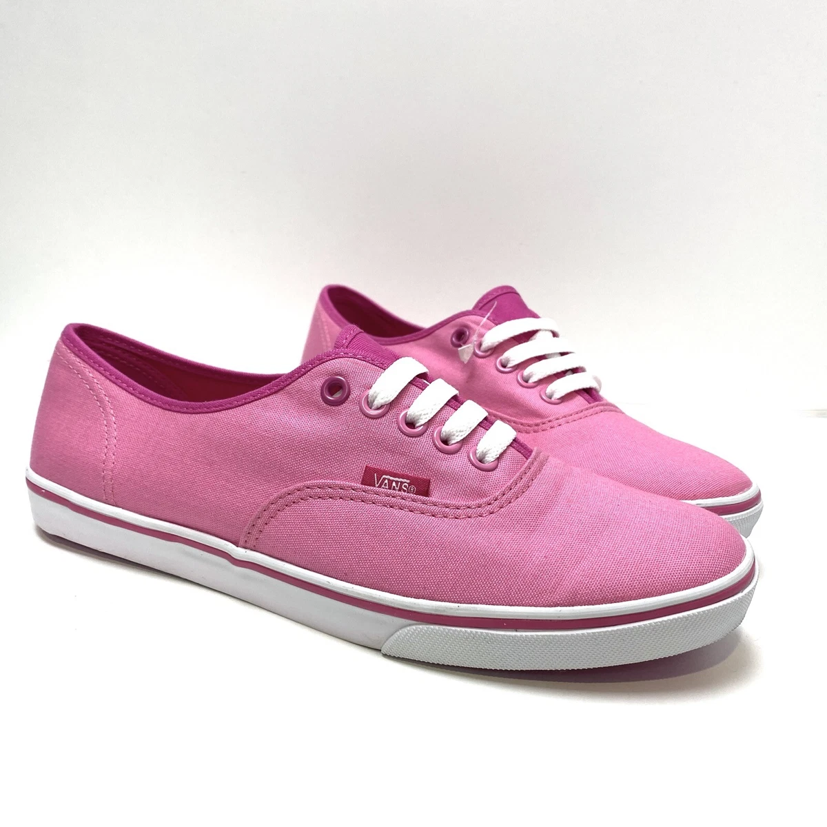 Vans authentic lo pro pink deals
