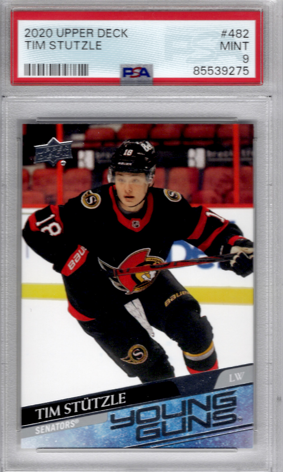 2020-21 Upper Deck - Young Guns Tim Stutzle #482 (RC)