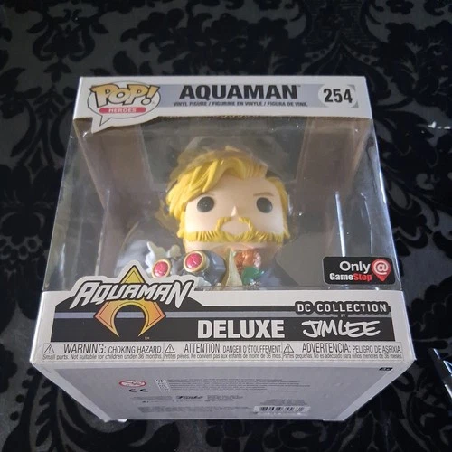 Funko POP  DC Jim Lee Deluxe Aquaman #254 Gamestop Exclusive