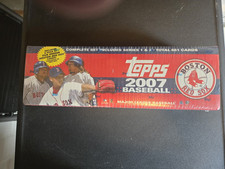 2007 topps baseball complete set unopened red sox
