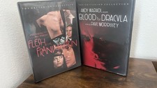 Flesh For Frankenstein & Blood for Dracula OOP Criterion DVDs Andy Warhol
