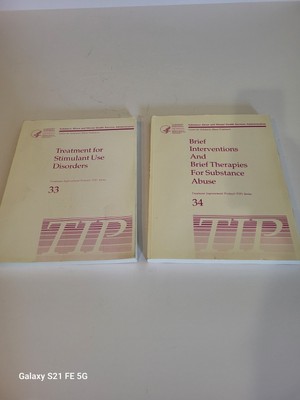 Brief Interventions And Brief Therapies For Substance Abuse 33 & 34 TIP Series 