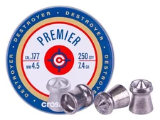 CROSMAN Premier 250 Count DESTROYER Pointed Expanding 4.5mm .177 Caliber Pellets