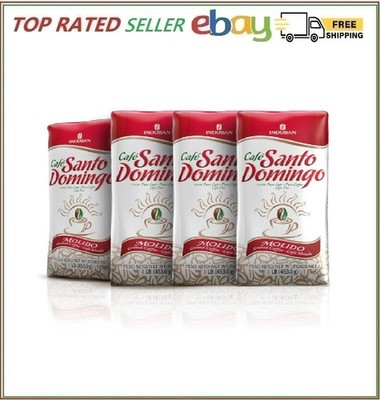Santo Domingo Coffee, 16 oz Bag, Ground Coffee - Product from the Dominican Pack