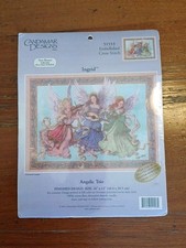 NUOVO sigillato, Angelic Trio Ingrid kit punto croce, di Candamar Designs 