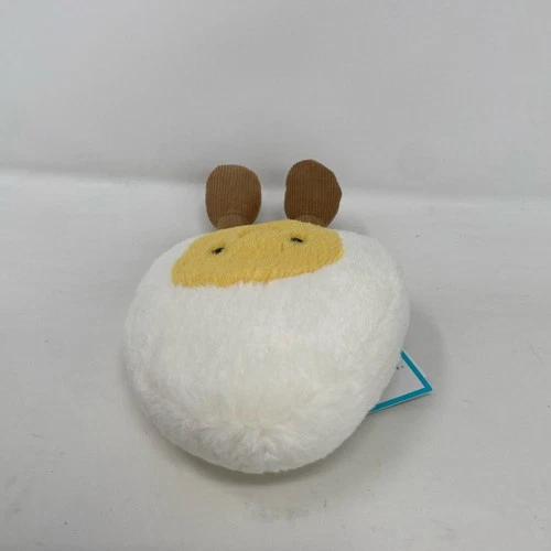 Jellycat Amuseables Happy Boiled Egg Small Plush White/Yellow for