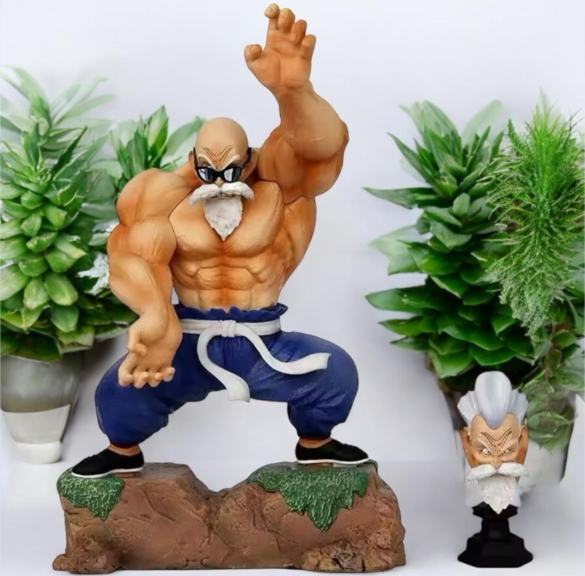 Figurine Dragon Ball Z Master Roshi, statue Kame Sennin de 25cm de hauteur en PVC