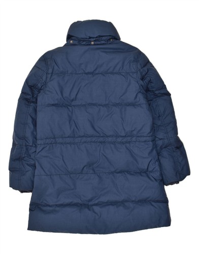 LEVI'S Womens Duffle Padded Coat UK 14 Medium Navy Blue Polyester UA04 - Picture 2 of 3