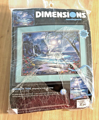 Dimensions Moonlit Tide Needlepoint 16 x 12 Anthony Casay Full Color Chart kit
