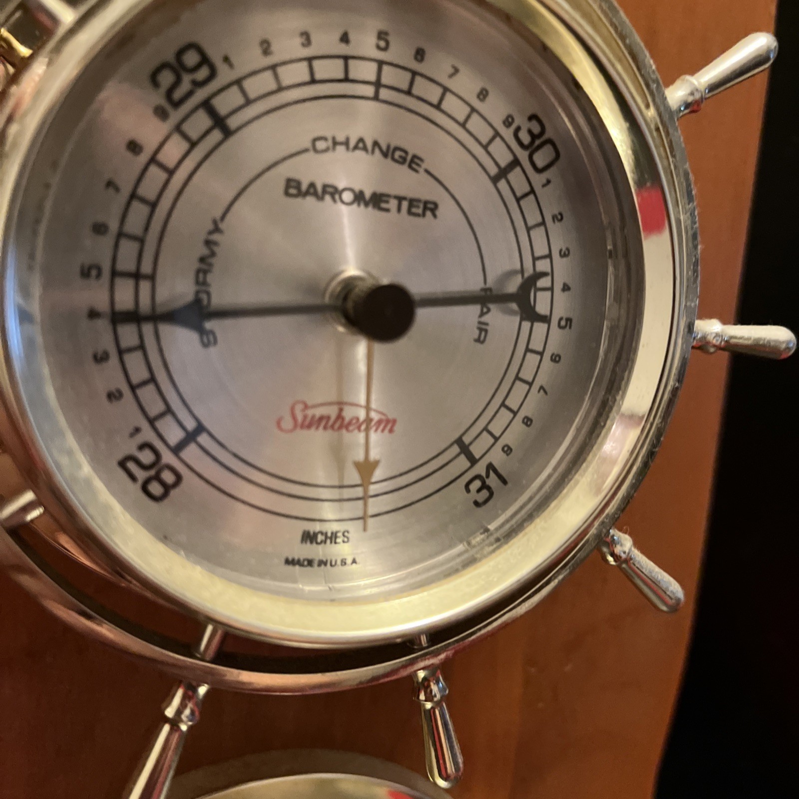 Vintage Sunbeam Weather Station/Thermometer/Barometer/Humidity – SDGs