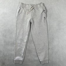 Polo Ralph Lauren Sweatpants Boys 14-16 Gray Fleece Joggers Elastic Waist