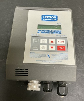 Leeson Speedmaster Adjustable Speed AC Motor Control | Model 174931.00