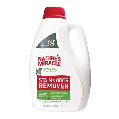 Nature s Miracle Stain & Odor Remover, 128 Fl Oz (Pack of 1), Multicolored