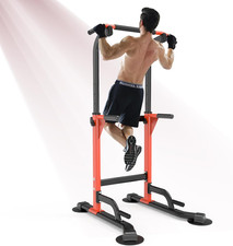 Pull up Dip Station for Home Gym Strength Training Fitness Workout Station Chin-