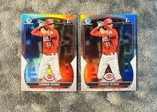 Connor Burns 2023 Bowman Draft 1st Silver Refractor (2)