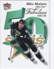 2021/22 FLEER ULTRA..MIKE MODANO..FABULOUS 50'S..CARD # FF-6..STARS