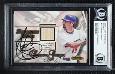 BAS 2001 Fleer Showcase Showcase Sticks Shawn Green BGS Authentic Auto ow6