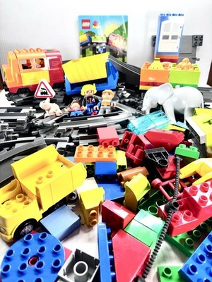 LEGO Duplo Deluxe Trains Track System Sets 10508 Incomplete Missing A Few Parts!