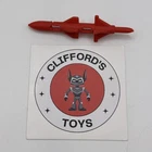 Vintage G.I. Joe Ferret A.T.V. 1985 Laser Seeking Com-Bat Rocket Accessory