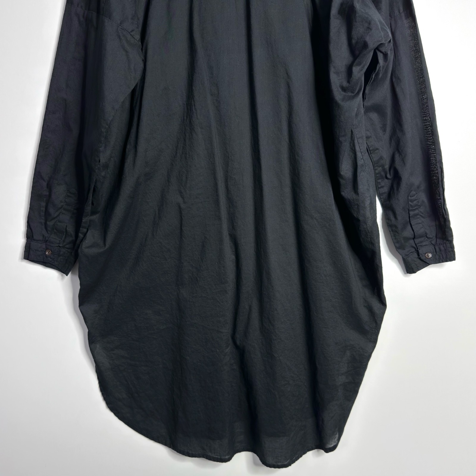 ACACIA SWIMWEAR Long Sleeve Button Down Shirt Dress Swim Cover-Up size Medium