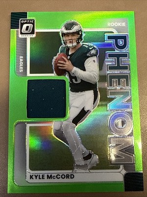 2025 Panini Donruss Optic - Rookie Phenoms Kyle McCord #RPBH-KMD Neon Green /149