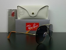 Classic Ray-Ban RB3584 Blaze Aviator Sunglasses Gold Gradient Never Worn