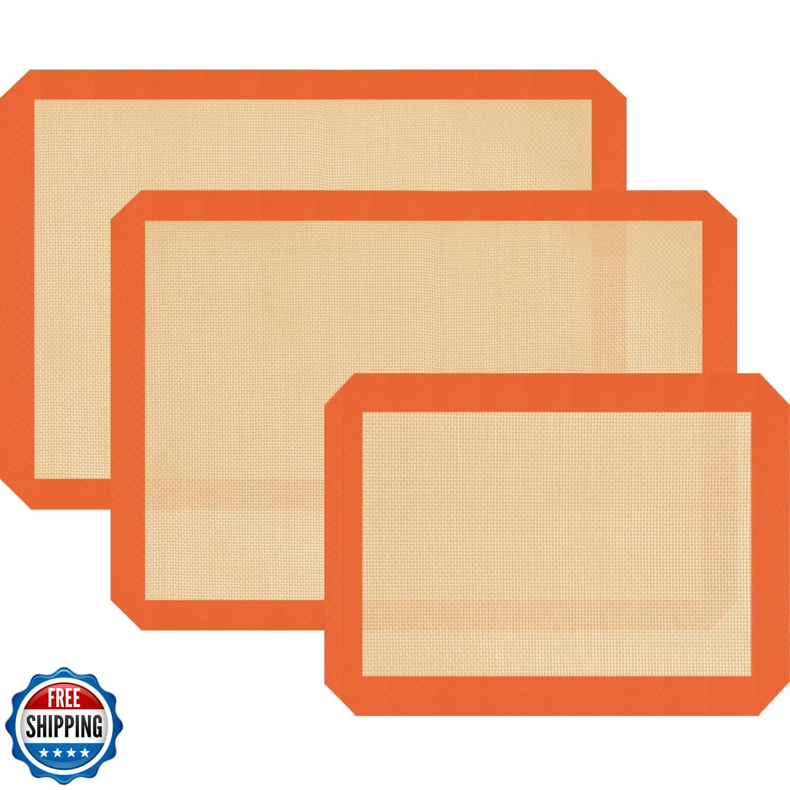 Silicone Baking Mat Set of 3, Silicone Baking Mats Cookie Sheet,
Opens in a new window or tab