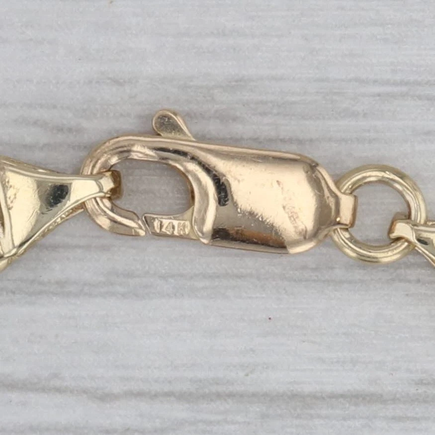 2.36ctw Edelstein Tennis Armband 14k Gold Citrin Amethyst Topas Peridot Granat - Bild 4 von 4