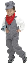 Train Engineer Costume Kids Halloween  Large