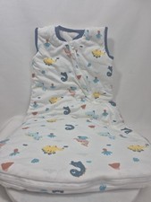 Baby Sleep Sack, 2.5 TOG Sleeveless Winter Wearable Medium, White