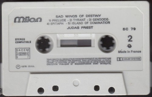 Judas Priest - Sad Wings Of Destiny (Cass, Album) (Very Good Plus (VG+)) - 27040 - Picture 4 of 4