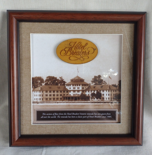 Cedar Point Hotel Breakers Grand Reopening Hardwood Floor Framed #150 of 400