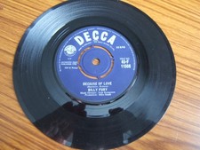 45RPM 7" SINGLE RECORD - BILLY FURY - RUNNING AROUND