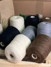 Alpaca Merino Wool Yarn on Cone Fingering Weight USA TARIFF FREE