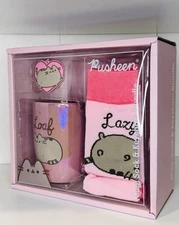 New Pusheen Mug, sock & Keychain Bundle Pink The Cat Gamer Girly Retro