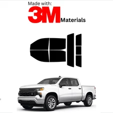 Precut Window Tint For Chevrolet Slvrdo 1500 4Dr 19-25 Ceramic Made With 3M