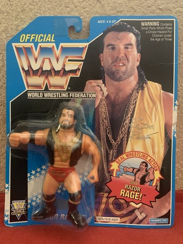 WWF WWE Hasbro Razor Ramon Damaged Blue Card 1993 ...