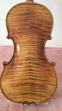 4/4 violin Guarneri model European flamed maple back spruce top hand carved No 2