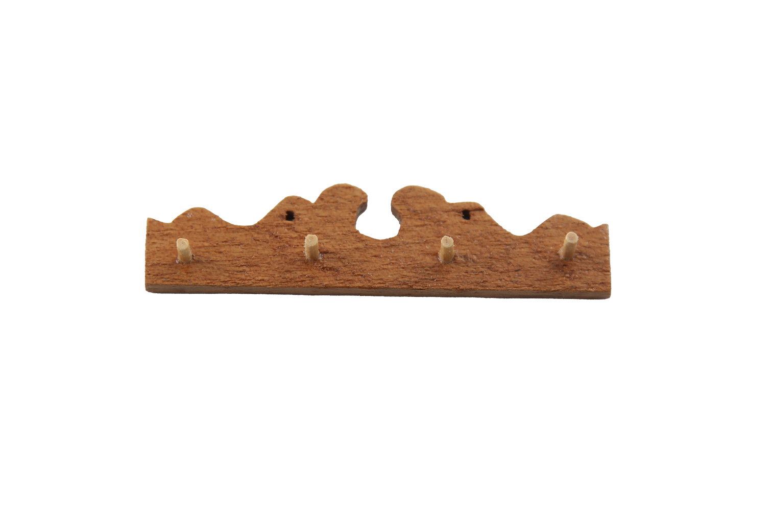 Dolls House Hat & Coat Hook Rack Wall Hanging Clothes Peg Rail Board Accessory