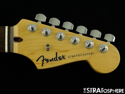 Fender Standard Stratocaster Strat NECK w/ TUNERS, Modern C Indian Laurel.