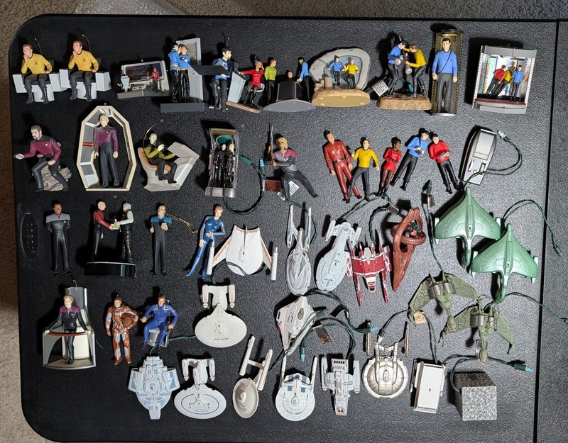 Hallmark Keepsake Star Trek Ornament Lot 1991-2023 Over 45 Items