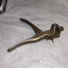 Vintage Farm Fence Wire Crimping Tool Pliers with Wingnut Adjustment