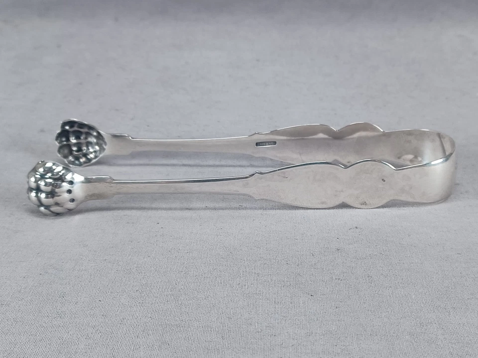 Moneda grabada Samuel D. Rockwell Nueva York pinzas de azúcar de plata circa 1834-1853 Foto 3 de 4