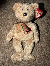 BNWT Ty Beanie Babies 2002 Signature Bear Tagged Retired NEW  Soft Toy Teddy