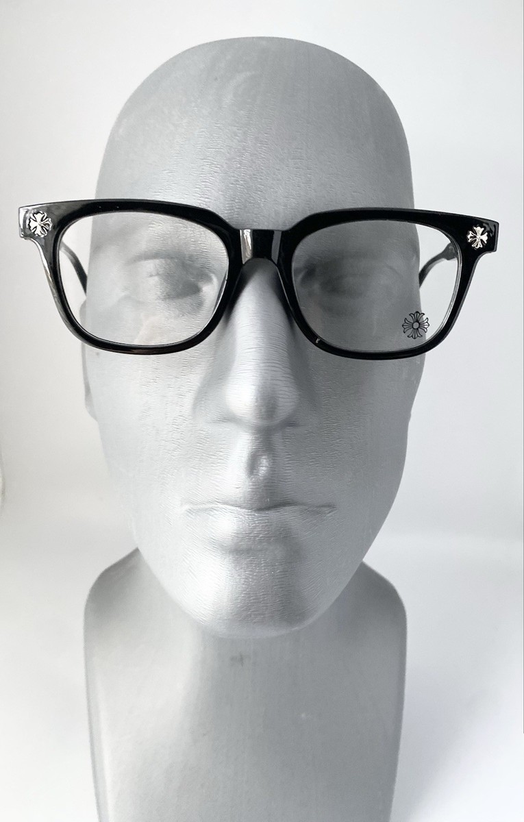 Chrome Hearts 2273 Black Eyeglasses Italy 53-18-138 Frame Only | eBay