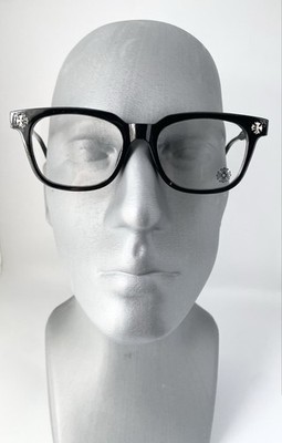 Chrome Hearts 2273 Black Eyeglasses Italy 53-18-138 Frame Only | eBay