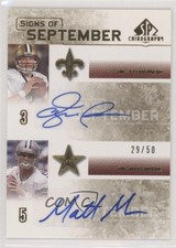 2007 SP Chirography Gold 29/50 Tyler Palko Matt Moore #SSD-MP Auto fm0